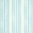 Watercolor Stripe Mineral wallpaper by Schumacher features hand-painted, blue and white vertical stripes in a soft, watercolor effect.