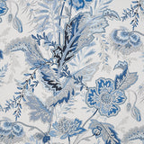 Sandoway Vine Delft Blue Floral Wallpaper – Schumacher 5011611