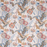Sandoway Vine wallpaper in Document colorway, featuring a 19th-century French Indienne-inspired floral pattern by Schumacher.