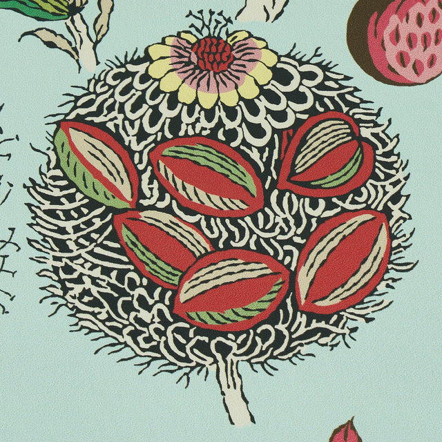 Roca Redonda Mineral & Pink by Schumacher Fantastical Floral Wallpaper – Schumacher 5011621