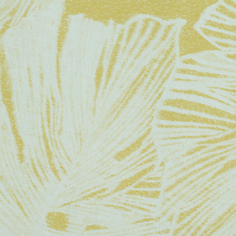 Del Coco Yellow by Schumacher Botanical Wallpaper – Schumacher 5011631