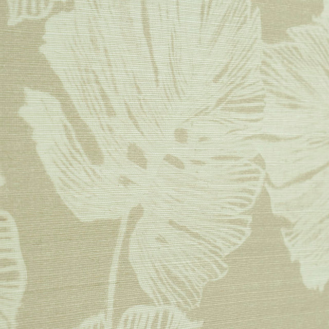 Del Coco Sisal Sand by Schumacher Tropical Leaf Wallpaper – Schumacher 5011641