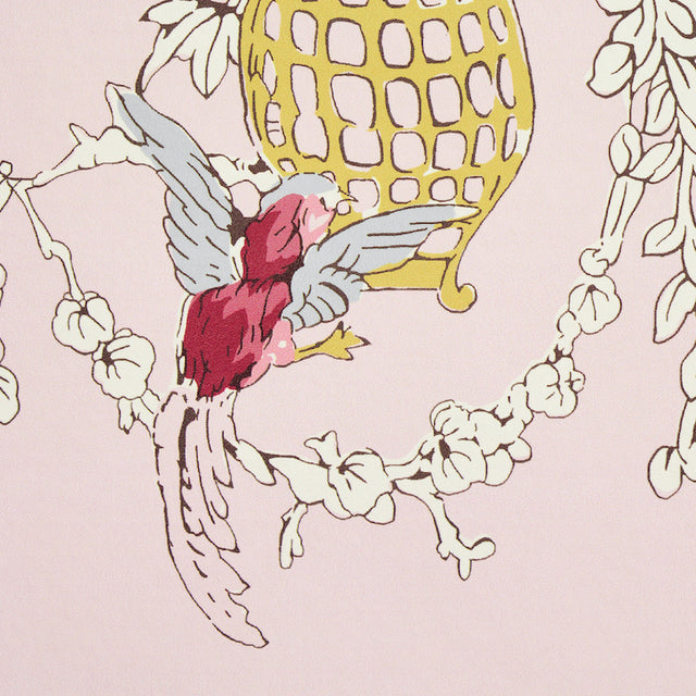 Chinoiserie Moderne Pink Scenic Chinoiserie Wallpaper – Schumacher 5011651