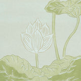 Kireina Lotus Panel Set White Ivory by Schumacher Scenic Wall Mural – Schumacher 5011691