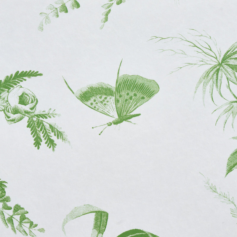 TOILE DE LA PRAIRIE Green by Schumacher Scenic Toile Wallpaper – Schumacher 5011710