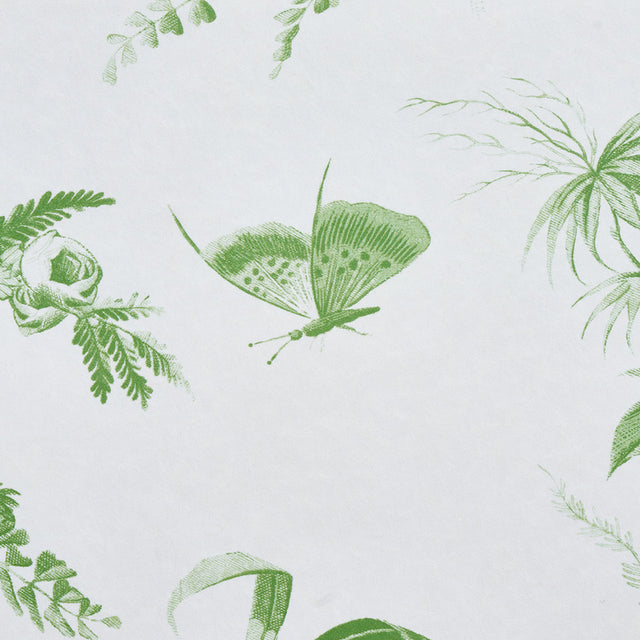 TOILE DE LA PRAIRIE Green by Schumacher Scenic Toile Wallpaper – Schumacher 5011710