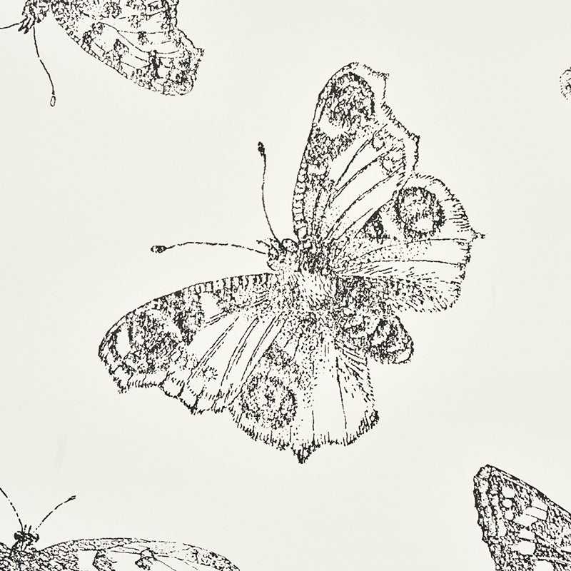 Burnell Butterfly Ivory by Schumacher Whimsical Butterfly Wallcovering – Schumacher 5011740