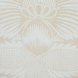 Villandry Damask Print Neutral by Schumacher Damask Wallpaper – Schumacher 5011751