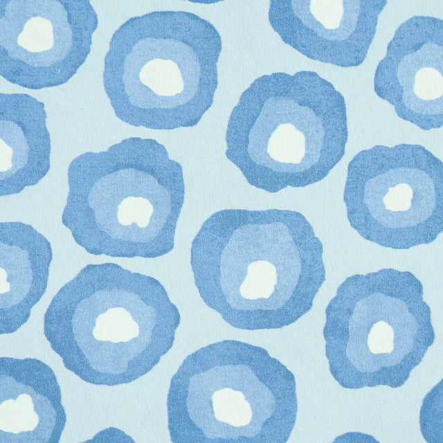 Annabel Warp Print Blue by Schumacher Pomegranate Motif Wallpaper – Schumacher 5011771