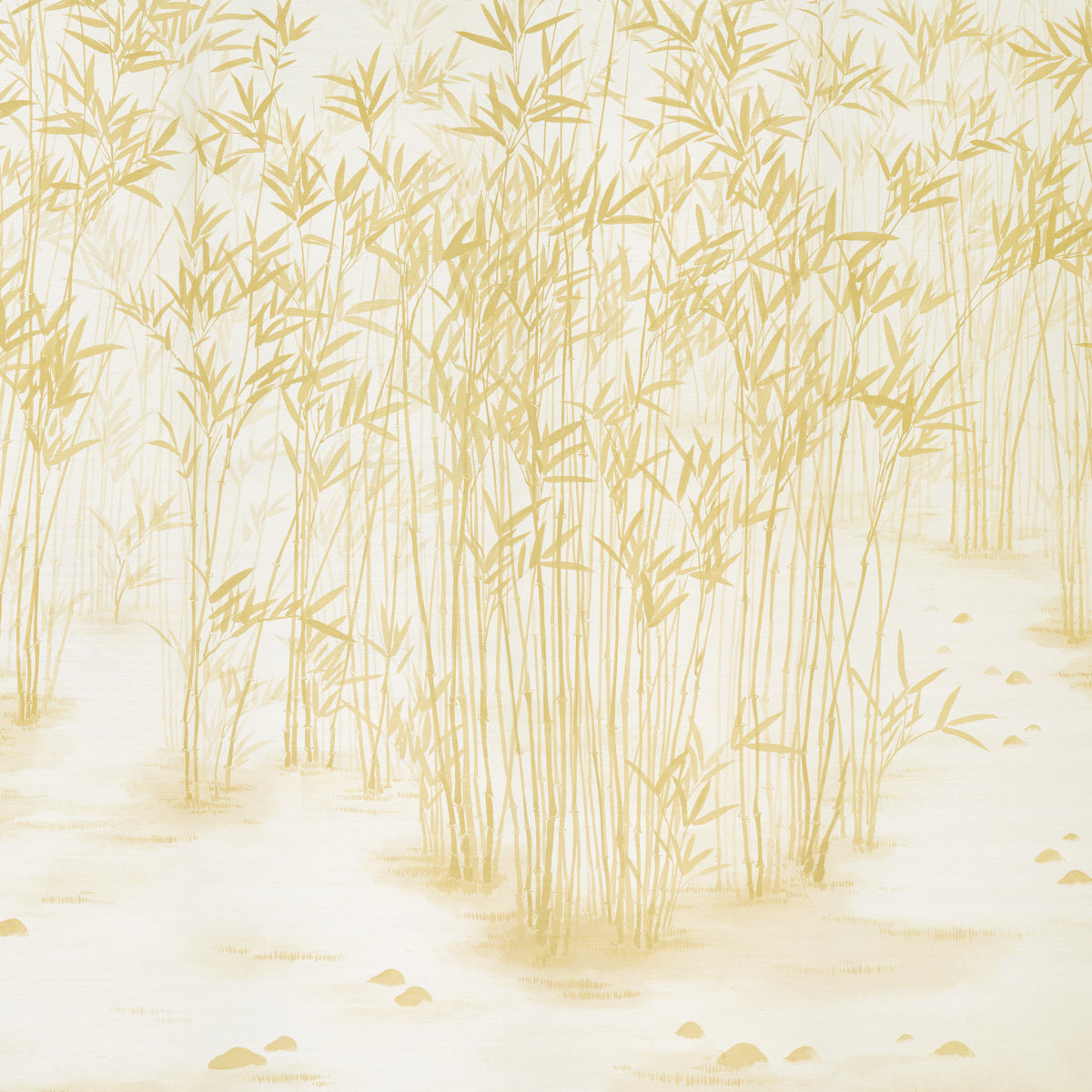Kanji Sisal Panel Set Ochre by Schumacher Japanese Bamboo Wall Mural – Schumacher 5011781