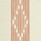 Sequoia Stripe Sisal Russet by Schumacher Wide Width Stripe Wallcovering – Schumacher 5011810