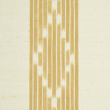 Sequoia Stripe Sisal Ochre Wide-Width Wallpaper – Schumacher 5011811