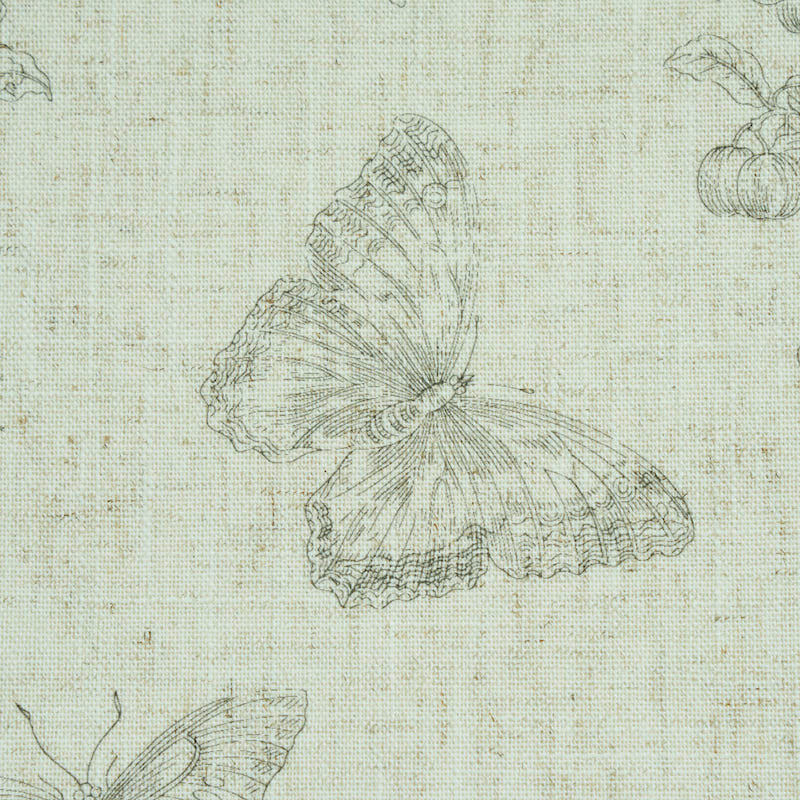 Baudin Butterfly Linen Black by Schumacher Botanical Butterfly Fabric – Schumacher 5011830