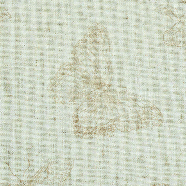 Baudin Butterfly Linen in Natural by Schumacher Butterfly Botanical Wallpaper – Schumacher 5011832