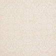 TIANA Natural by Schumacher, Bohemia Collection. Large scale, lacy, screen-printed wallcovering with embroidery effect.