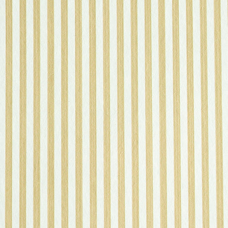 Edwin Stripe Narrow wallpaper in Sand by Schumacher, classic narrow vertical stripe wallcovering in a neutral colorway.