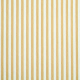 Edwin Stripe Narrow wallpaper in Wheat by Schumacher, featuring narrow vertical stripes in a classic, neutral colorway.