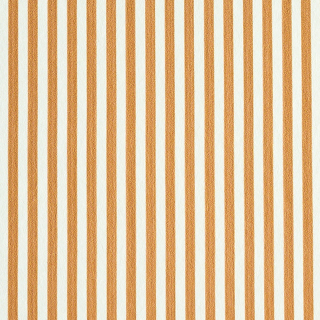 Edwin Stripe Narrow wallpaper in Butternut by Schumacher, featuring narrow vertical stripes in a classic design.