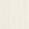 Edwin Stripe Narrow wallpaper in blush by Schumacher, featuring narrow vertical stripes in a soft pink colorway, shown in a styled interior and close-up detail.
