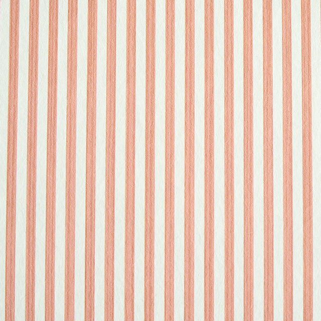 Edwin Stripe Narrow wallpaper in pink by Schumacher, featuring narrow vertical stripes for a classic, dimensional look.