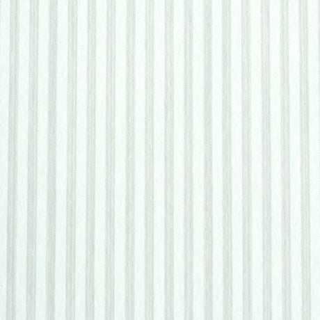 Edwin Stripe Narrow wallpaper in Birch by Schumacher, featuring a classic narrow vertical stripe design in a neutral colorway.