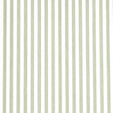 Edwin Stripe Narrow wallpaper in Linen by Schumacher, featuring narrow vertical stripes in a classic, neutral colorway.