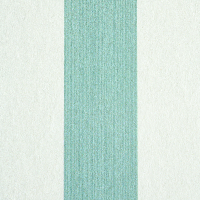 Edwin Stripe Medium Seaglass by Schumacher Classic Stripe Wallpaper – Schumacher 5011883