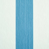 Edwin Stripe Medium Ocean by Schumacher Classic Blue and White Stripe Wallpaper – Schumacher 5011884