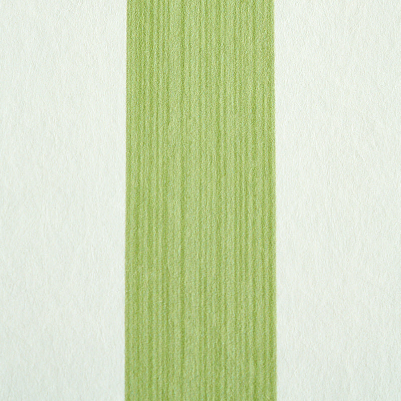 Edwin Stripe Medium Leaf by Schumacher Classic Green Stripe Wallpaper – Schumacher 5011889
