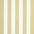 Edwin Stripe Medium wallpaper in Sand by Schumacher, classic vertical stripe wallcovering in a neutral colorway