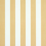 Edwin Stripe Medium wallpaper in Wheat by Schumacher, featuring classic vertical stripes in a warm neutral colorway.