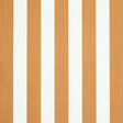 Edwin Stripe Medium wallpaper in Butternut by Schumacher, featuring classic vertical stripes in warm brown and white tones.