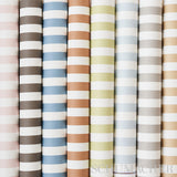 Edwin Stripe Medium Linen by Schumacher Classic Stripe Wallpaper – Schumacher 5011898