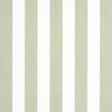 Edwin Stripe Medium wallpaper in Linen by Schumacher, featuring classic vertical stripes in a neutral colorway.