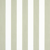 Edwin Stripe Medium wallpaper in Linen by Schumacher, featuring classic vertical stripes in a neutral colorway.