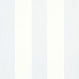 Edwin Stripe Wide wallpaper in lavender by Schumacher, wide vertical stripes with subtle texture