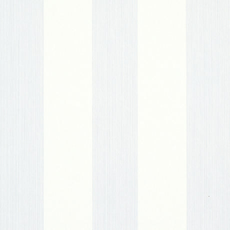 Edwin Stripe Wide wallpaper in lavender by Schumacher, wide vertical stripes with subtle texture