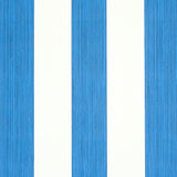 Edwin Stripe Wide navy blue and white wide stripe wallpaper by Schumacher