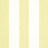 Edwin Stripe Wide wallpaper in citron yellow and white, wide vertical stripes, by Schumacher