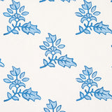 Torbay Blue by Schumacher Hand-Blocked Motif Wallpaper – Jacaranda Collection 5011921