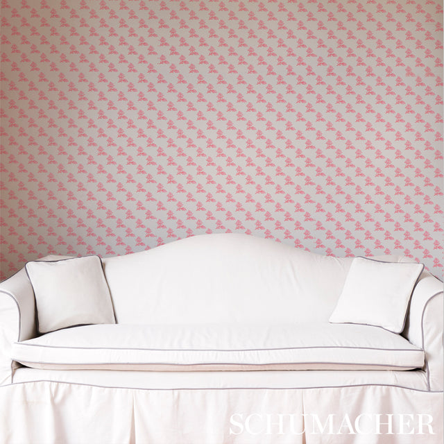 Torbay Pink by Schumacher Jacaranda Collection Wallpaper – 5011922