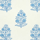 Aditi Blue Floral Wallpaper by Schumacher – Jacaranda Collection 5011930