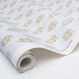 Aditi Sky by Schumacher Petite Stylized Floral Wallpaper – Jacaranda Collection 5011933