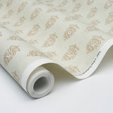 Aditi Sage by Schumacher Petite Stylized Floral Wallpaper – Jacaranda Collection 5011934