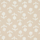 Beatriz Natural by Schumacher Delicate Floral Wallpaper – Jacaranda Collection 5011942