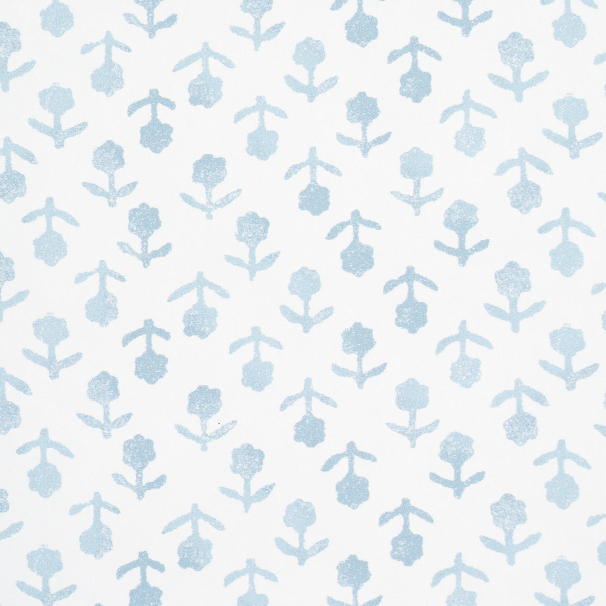 Beatriz Sky by Schumacher Delicate Blue Floral Wallpaper – Jacaranda Collection 5011943