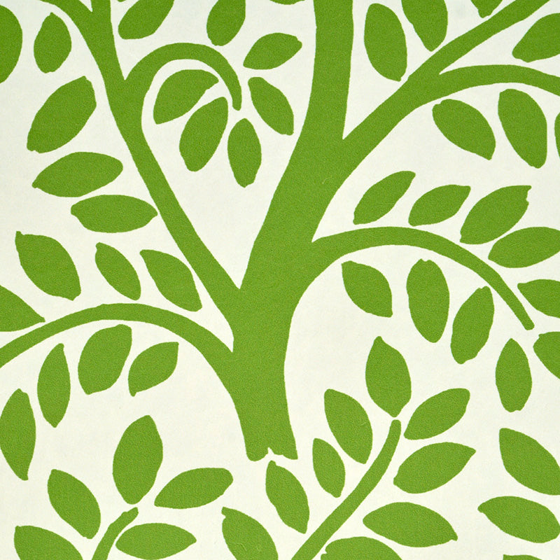 TEMPLE GARDEN II Green Botanical Wallpaper by Schumacher – 5011960