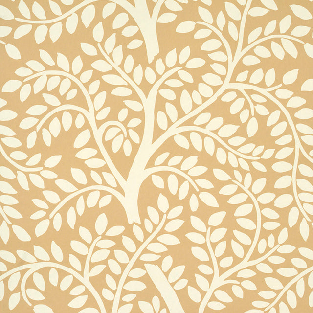 Temple Garden II Sand Botanical Wallpaper – Schumacher 5011961