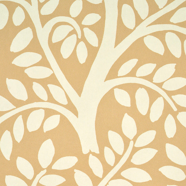 Temple Garden II Sand Botanical Wallpaper – Schumacher 5011961