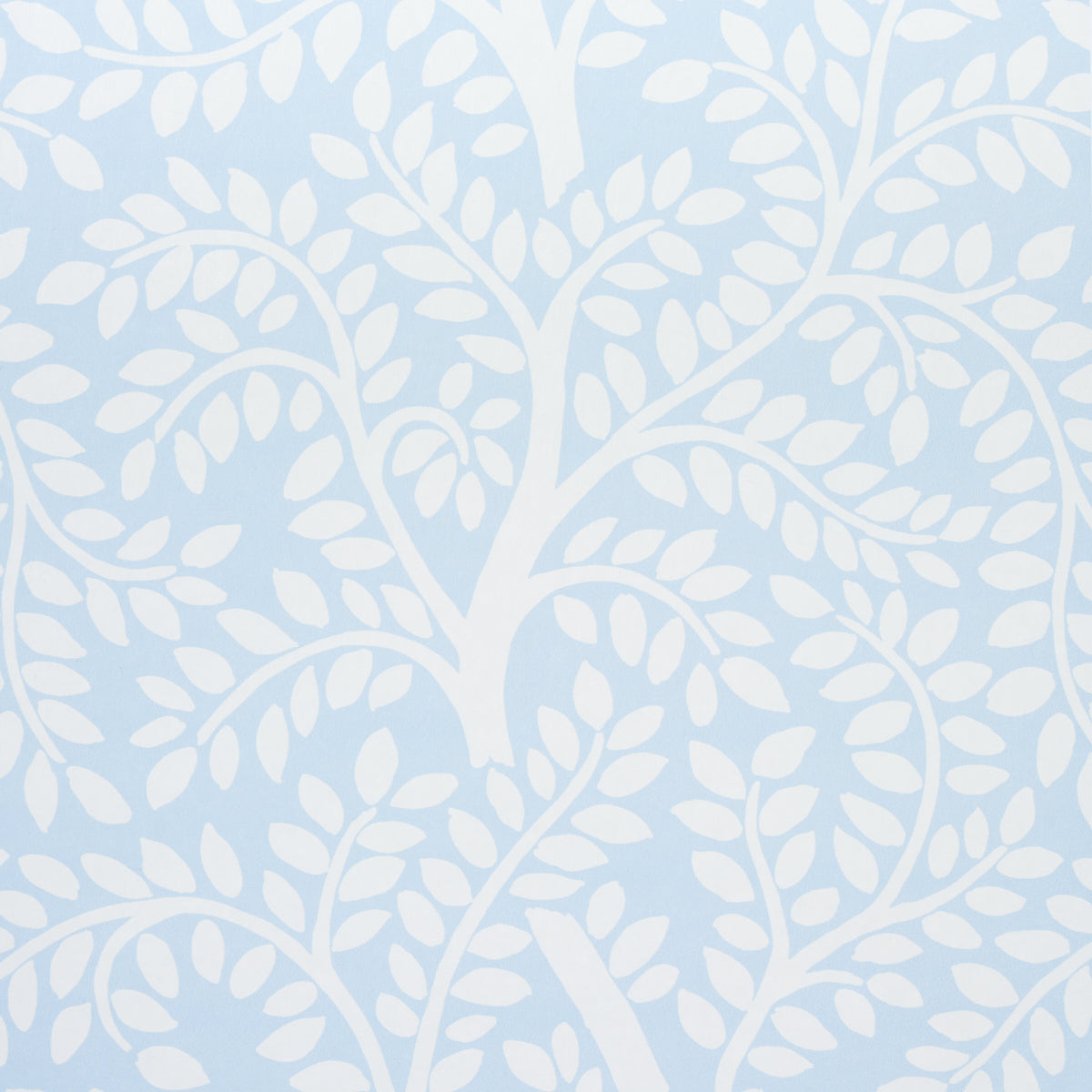 Temple Garden II Sky by Schumacher Whimsical Botanical Wallpaper – Schumacher 5011963